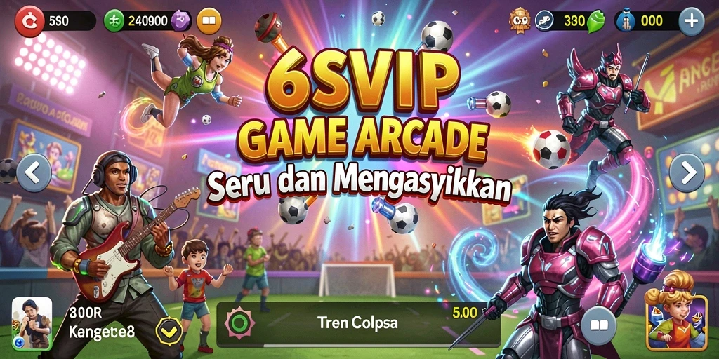 Tampilan gameplay seru dalam 6SVIP dengan aksi cepat.