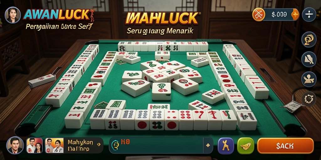 Gameplay Mahjong yang menakjubkan dan penuh tantangan di AWANLUCK.
