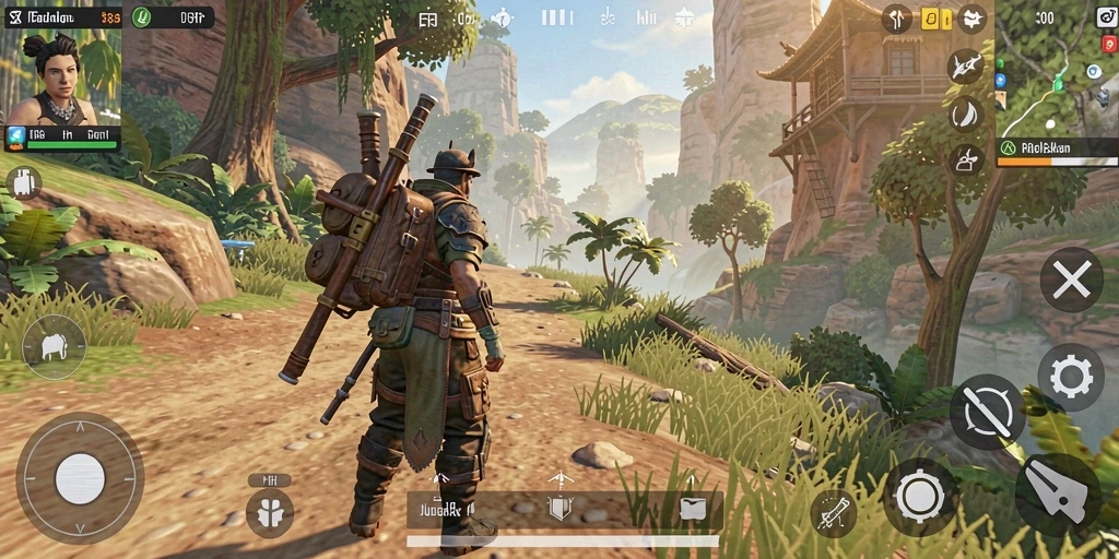 Gameplay menakjubkan di dunia terbuka IDRRP.