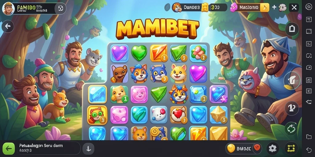 Gameplay MAMIBET yang seru dan penuh warna.