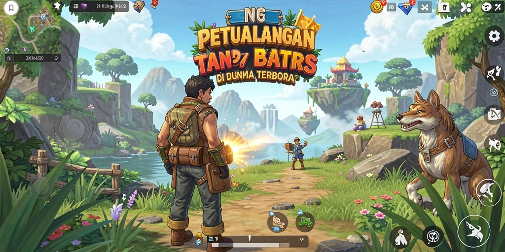 Gameplay seru dengan eksplorasi bebas di dunia terbuka N06.