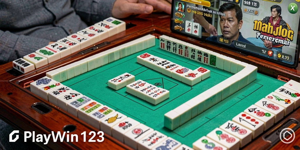 Gameplay menarik dari permainan Mahjong PLAYWIN123.
