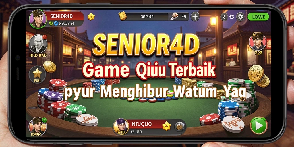 Tampilan gameplay mendebarkan dari SENIOR4D dalam permainan QiuQiu.