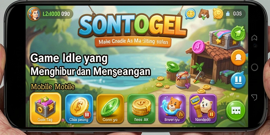 Tampilan gameplay yang menarik dari SONTOGEL dengan elemen Idle.